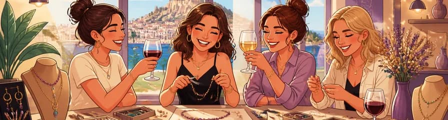 Taller de Creación de Joyas con Vino Ilimitado en Alicante: Experiencia Winers