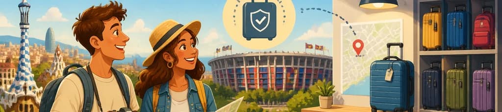 Servicio de consigna de equipaje en Barcelona cerca del Camp Nou