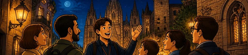 Recorridos guiados nocturnos por Barcelona City