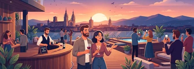 Cata y recorrido guiado al atardecer en la azotea de Kora Kiliki