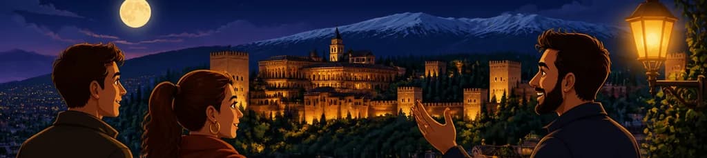 Recorrido turístico privado nocturno por Granada