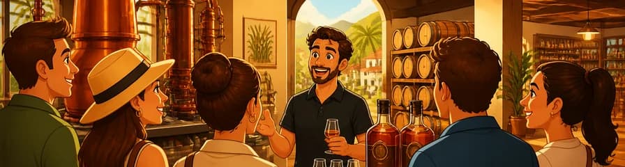 Experiencia guiada en la destilería de Ron Arehucas