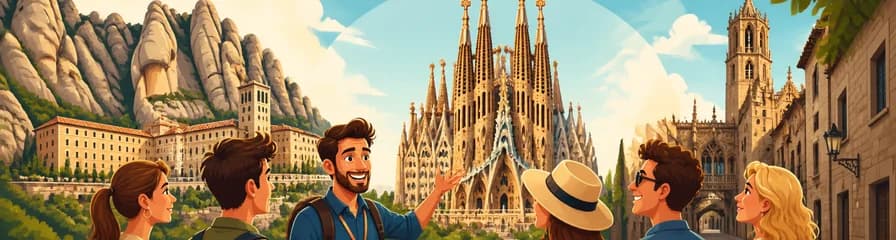 Descubre la Sagrada Familia y Montserrat en una excursión para grupos reducidos con recogida en tu hotel