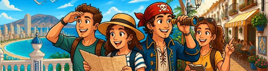 Juego de exploración y recorrido por el casco histórico y las playas de Benidorm