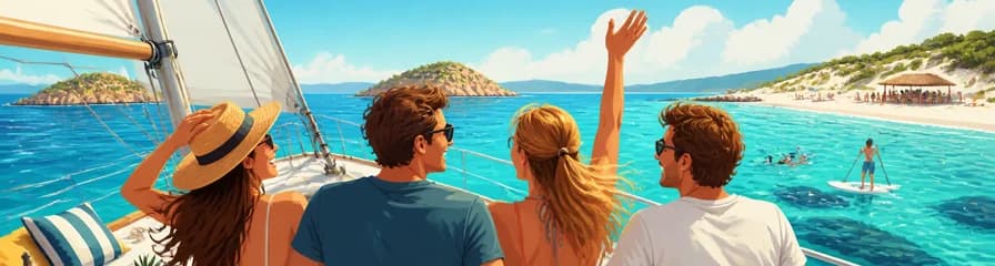 Aventura náutica de jornada completa: explorando Ibiza y Formentera a vela