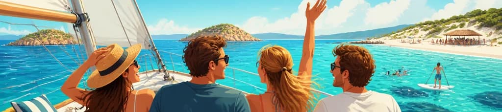 Aventura náutica de jornada completa: explorando Ibiza y Formentera a vela