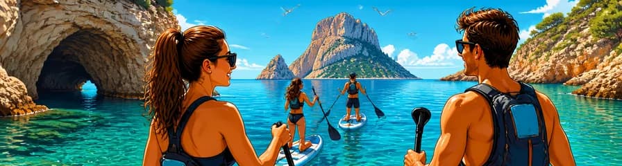 Explora los rincones más fascinantes de la isla de Ibiza con una aventura de paddle surf