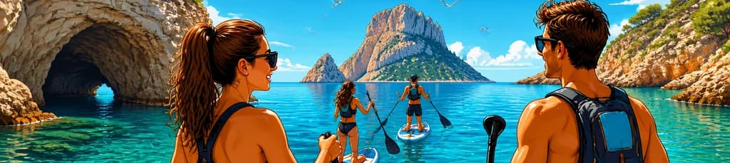 Explora los rincones más fascinantes de la isla de Ibiza con una aventura de paddle surf