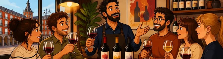 Experimenta una cata de vinos españoles en el corazón de Madrid