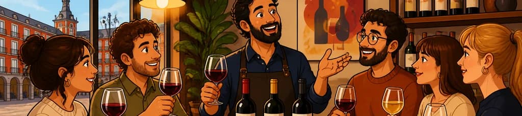 Experimenta una cata de vinos españoles en el corazón de Madrid