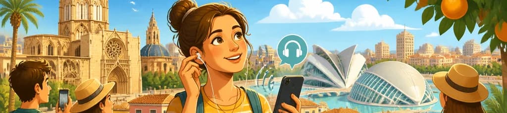 Explora Valencia a tu ritmo con cien fascinantes relatos en audio