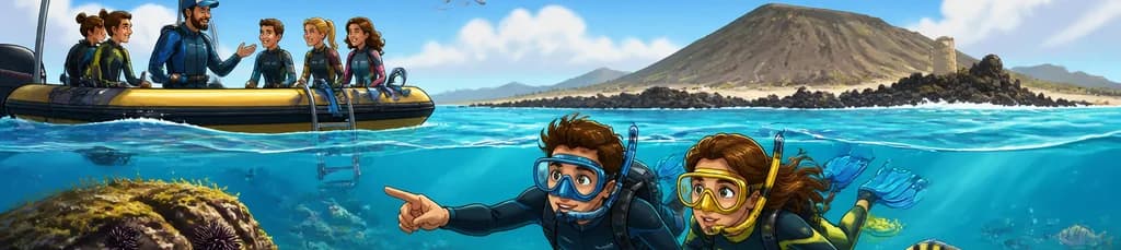Aventura de snorkel Get Wet en la Reserva Natural de Los Lobos con salida desde Corralejo