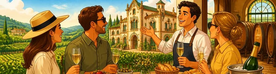 Tour privado: cava y brunch en Sitges
