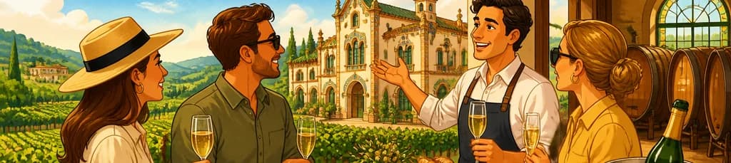 Tour privado: cava y brunch en Sitges