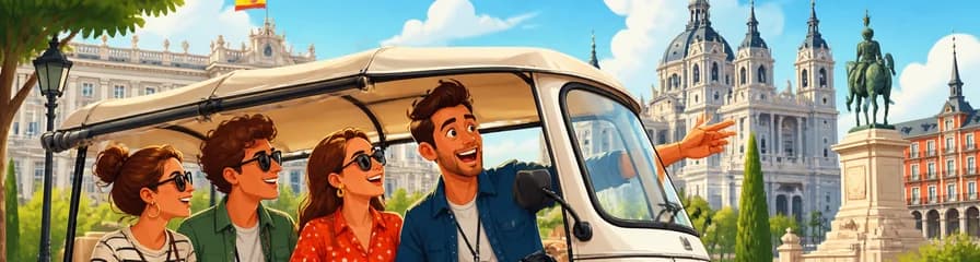 Recorrido de una hora y media para explorar Madrid en Tuk Tuk