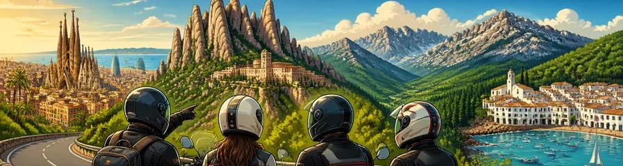 Aventura Privada de Cuatro Días: Recorrido entre la Costa y la Sierra con Salida desde Barcelona