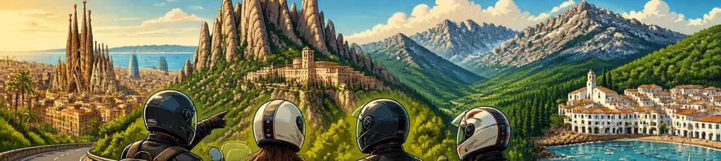 Aventura Privada de Cuatro Días: Recorrido entre la Costa y la Sierra con Salida desde Barcelona