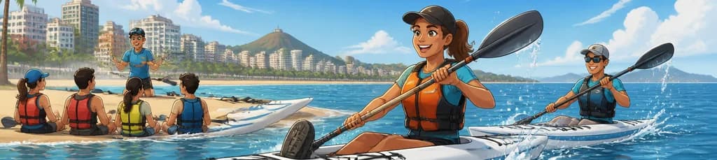 Experiencia de 2 Horas de Piragüismo en Mar Abierto en Las Palmas de Gran Canaria