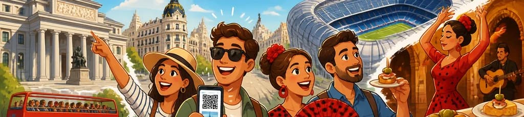 Pase Urbano de Madrid: Acceso Prioritario al Prado, Bernabéu, Flamenco y Tapas