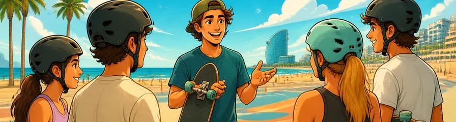 Experimenta el surfskate en la playa de la Mar Bella con clases guiadas