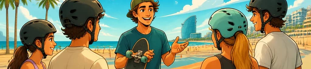 Experimenta el surfskate en la playa de la Mar Bella con clases guiadas