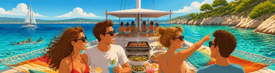 Travesía en catamarán con exploración de Cala Figuera