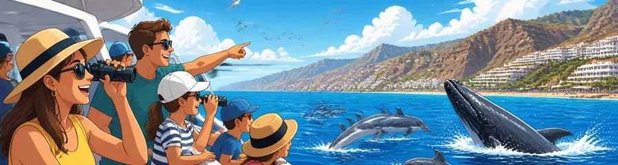 Avistamiento de delfines y ballenas en un recorrido de dos horas por Gran Canaria