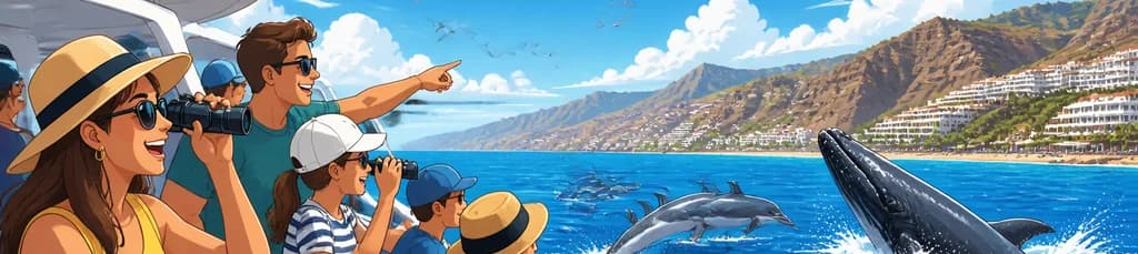 Avistamiento de delfines y ballenas en un recorrido de dos horas por Gran Canaria