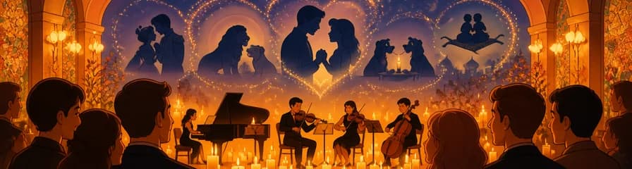 Noche de magia y romance: Canciones de amor de Disney a la luz de las velas