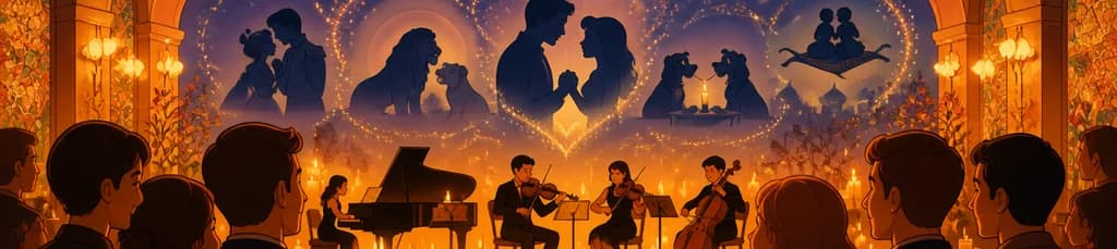 Noche de magia y romance: Canciones de amor de Disney a la luz de las velas