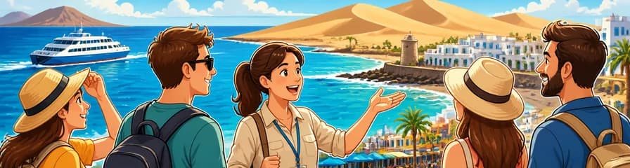 Viaje de jornada completa a las Dunas de Fuerteventura partiendo de Lanzarote