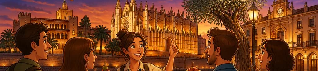 Tour Premium a Palma desde la Zona Norte con paseo guiado y visita a la Catedral