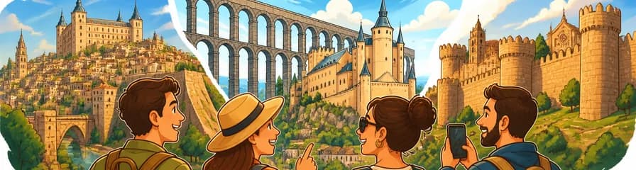 Descubre Toledo, Segovia y Ávila: Un viaje fascinante desde Madrid con Alcázar y murallas