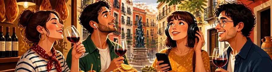 Descubre los vinos y tabernas de Madrid: un tour auditivo autoguiado