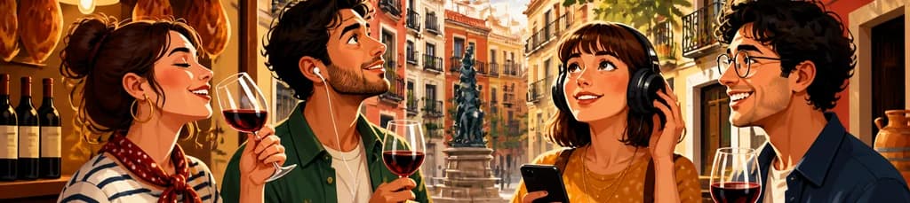 Descubre los vinos y tabernas de Madrid: un tour auditivo autoguiado