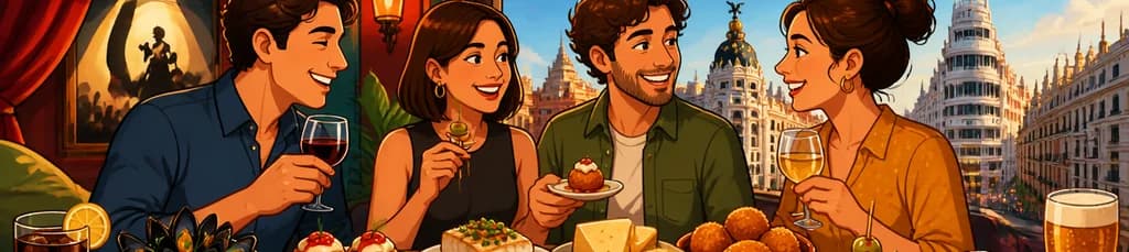 Recorrido a pie por los secretos y la gastronomía de Madrid, con opción privada y ruta de bares