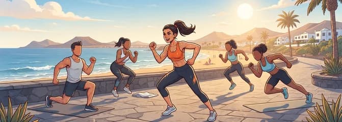 Entrena Metafit en Lanzarote: Sesión HIIT bajo el sol