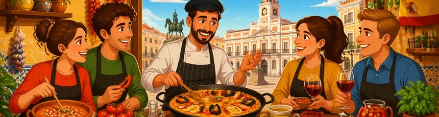 Taller de cocina española auténtica en la Puerta del Sol