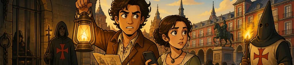 Madrid Quest: Escapa de la Inquisición Española en un juego de exploración autoguiado