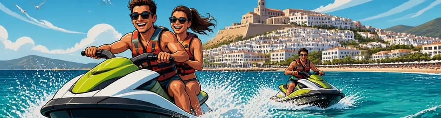 Emocionante recorrido en moto acuática por Ibiza: una experiencia de una hora