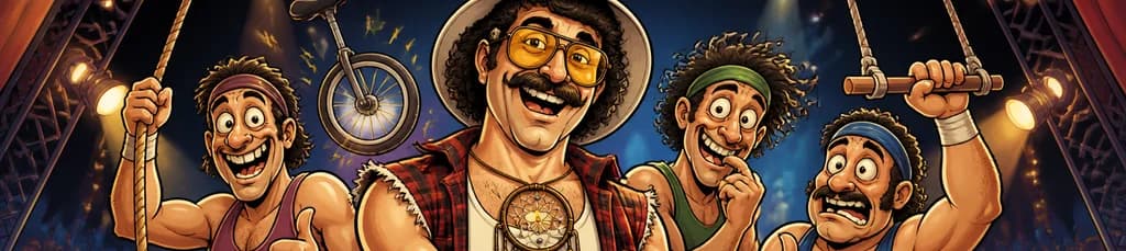 El espectáculo de Wilbur: acrobacias, humor y riesgo