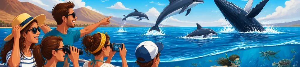 Aventura de dos horas: avistamiento de delfines y ballenas con oportunidad de practicar snorkel