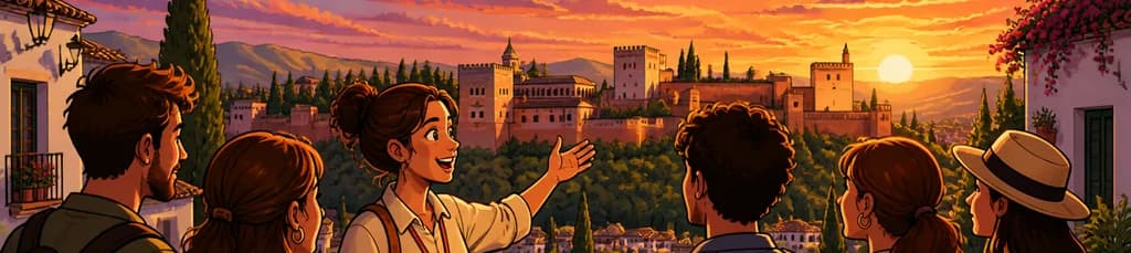 Recorrido a pie al atardecer en Granada: La Hora Dorada con Play Granada