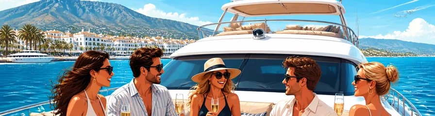 Crucero de lujo en yate privado por Marbella