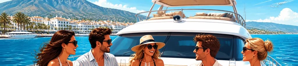 Crucero de lujo en yate privado por Marbella