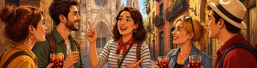 Recorrido guiado por el casco antiguo de Barcelona con degustación de tapas y bebidas