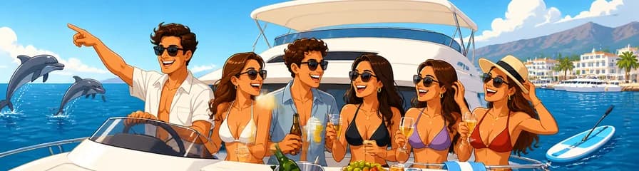 Excursión en el Gerard Yatch de 14 metros para 11 personas desde Puerto Banús