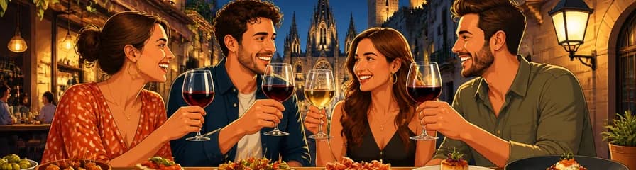 Experiencia gastronómica: tour de vinos y tapas gourmet en Barcelona