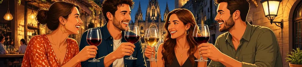 Experiencia gastronómica: tour de vinos y tapas gourmet en Barcelona