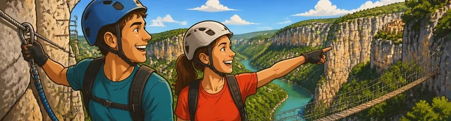 Experiencia de Aventura en Vía Ferrata con Transporte en Madrid